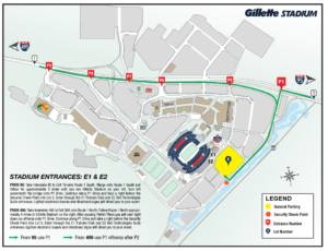 Gillette E1 and E2 Parking