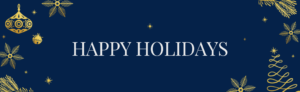 HAPPY HOLIDAYS
