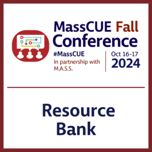 resource bank logo with masscue fall conference 2024 logo