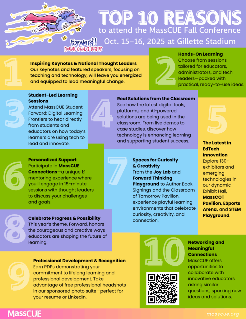 Top 10 Reasons to Attend the MassCUE Fall Conference
