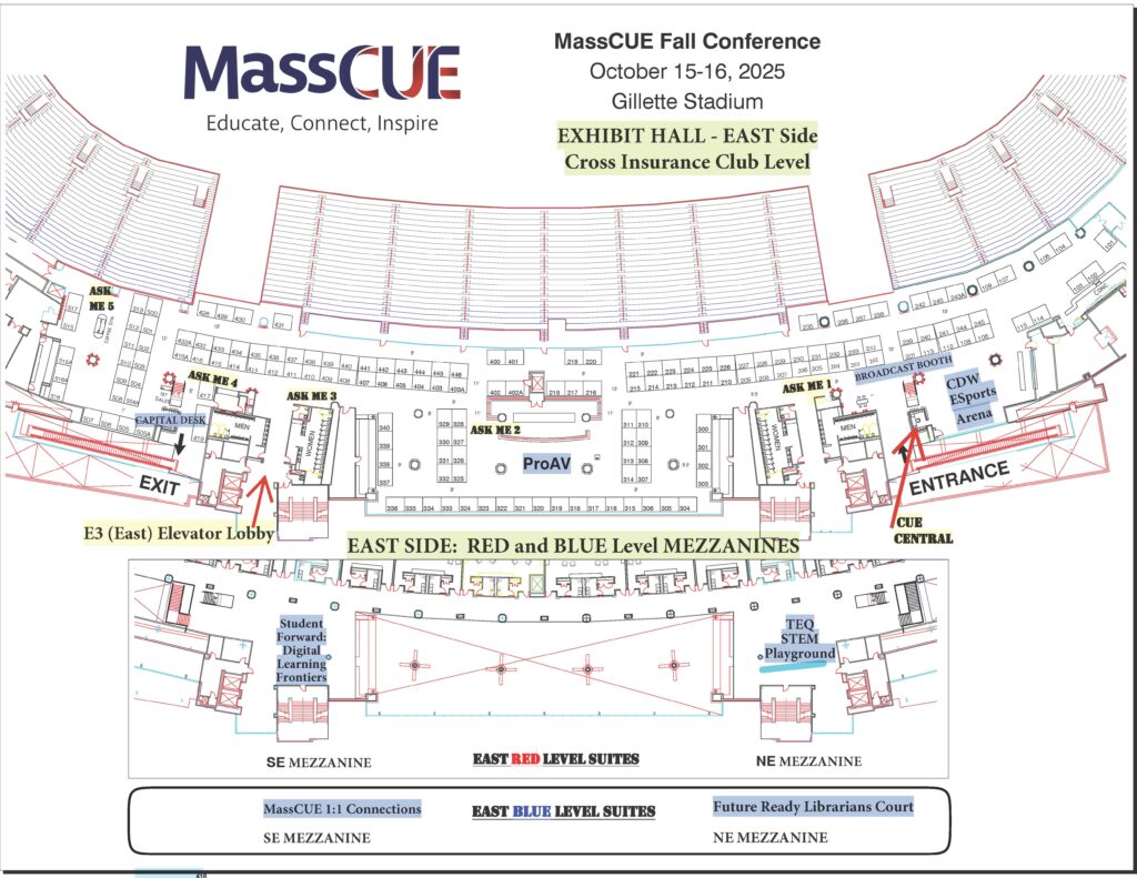 MassCUE Exhibit Hall for Fall Conference 2025